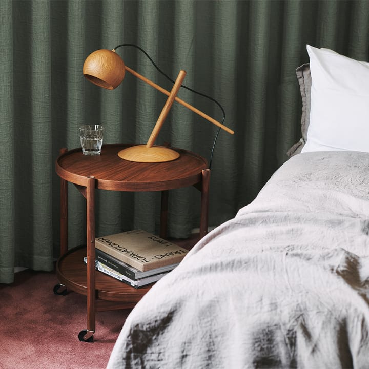 Bølling Tray Table model 50 -rullapöytä, Base, savuöljytty tammirunko Brdr. Krüger