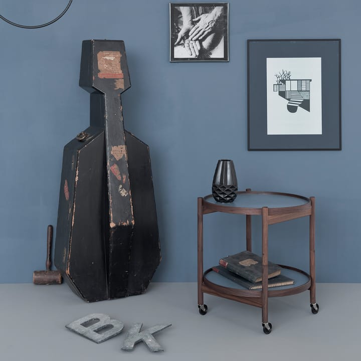 Bølling Tray Table model 50 -rullapöytä, Base, savuöljytty tammirunko Brdr. Krüger