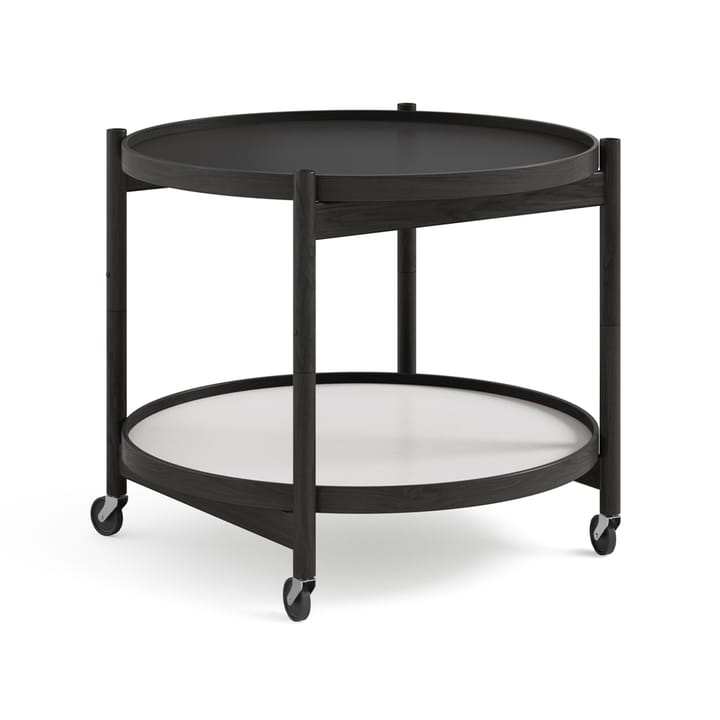 Bølling Tray Table model 60 rullapöytä - Base, mustaksi lakattu tammirunko - Brdr. Krüger