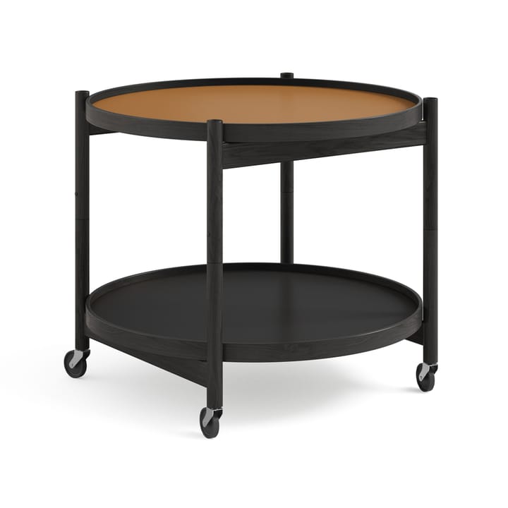 Bølling Tray Table model 60 rullapöytä - Clay, mustaksi lakattu tammirunko - Brdr. Krüger