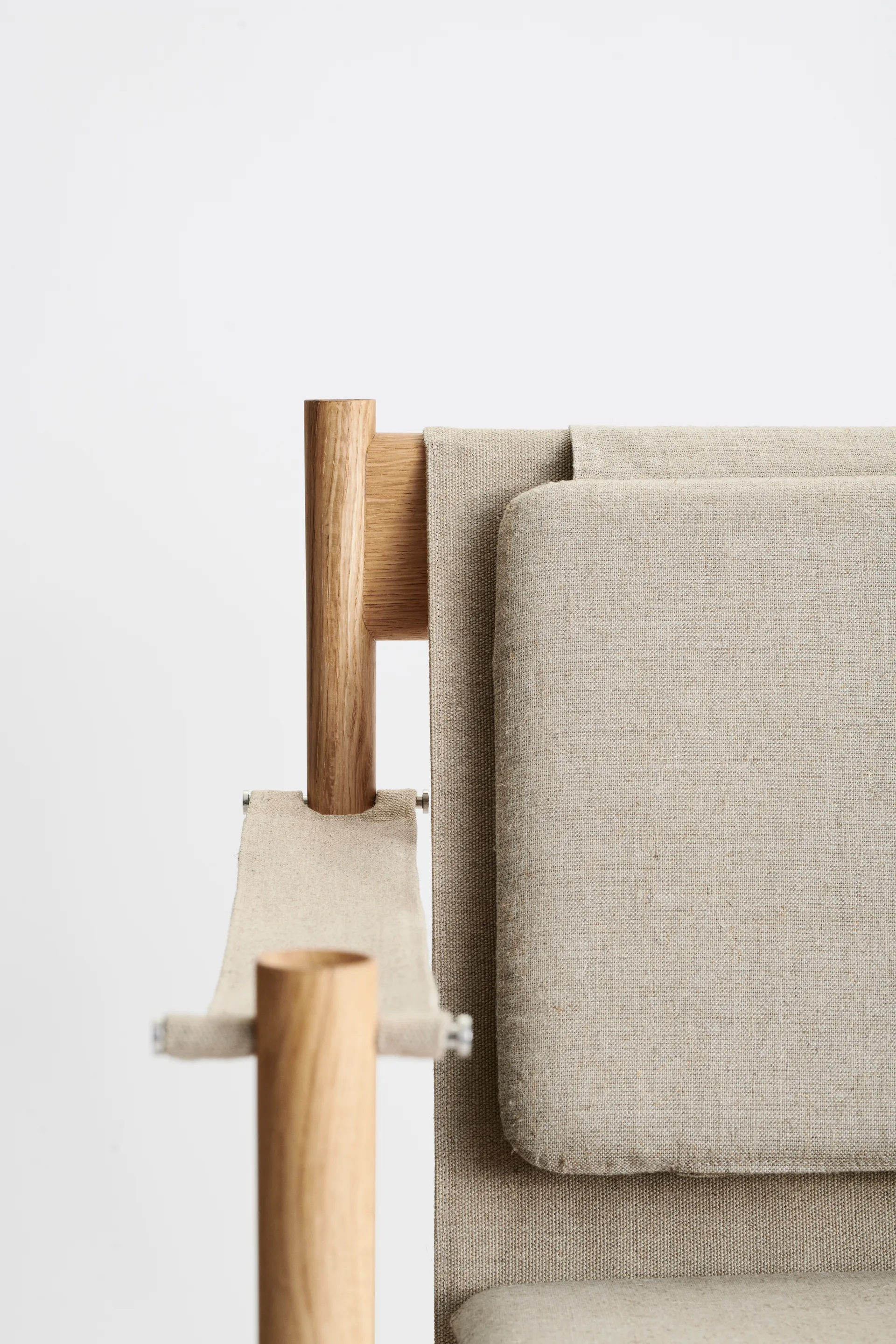 HB loungetuoli, Öljytty tammi-canvas luonnonvärinen Brdr. Krüger