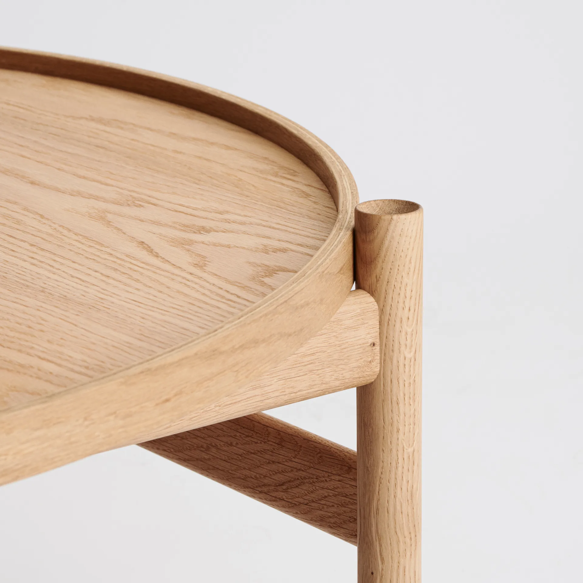 HB sohvapöytä Ø 100 cm, Öljytty tammi Brdr. Krüger