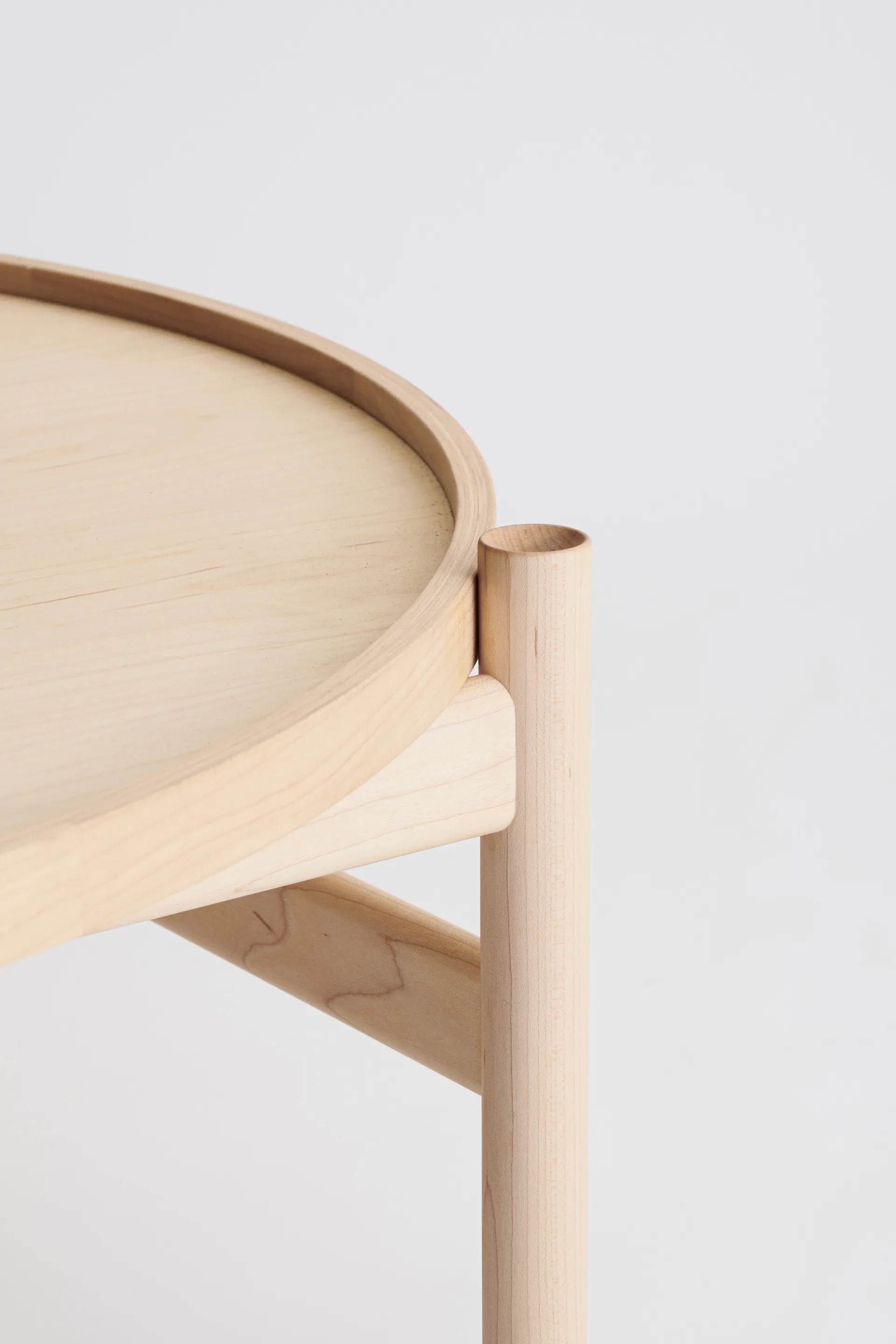 HB sohvapöytä Ø 100 cm, Valkoöljytty vaahtera Brdr. Krüger