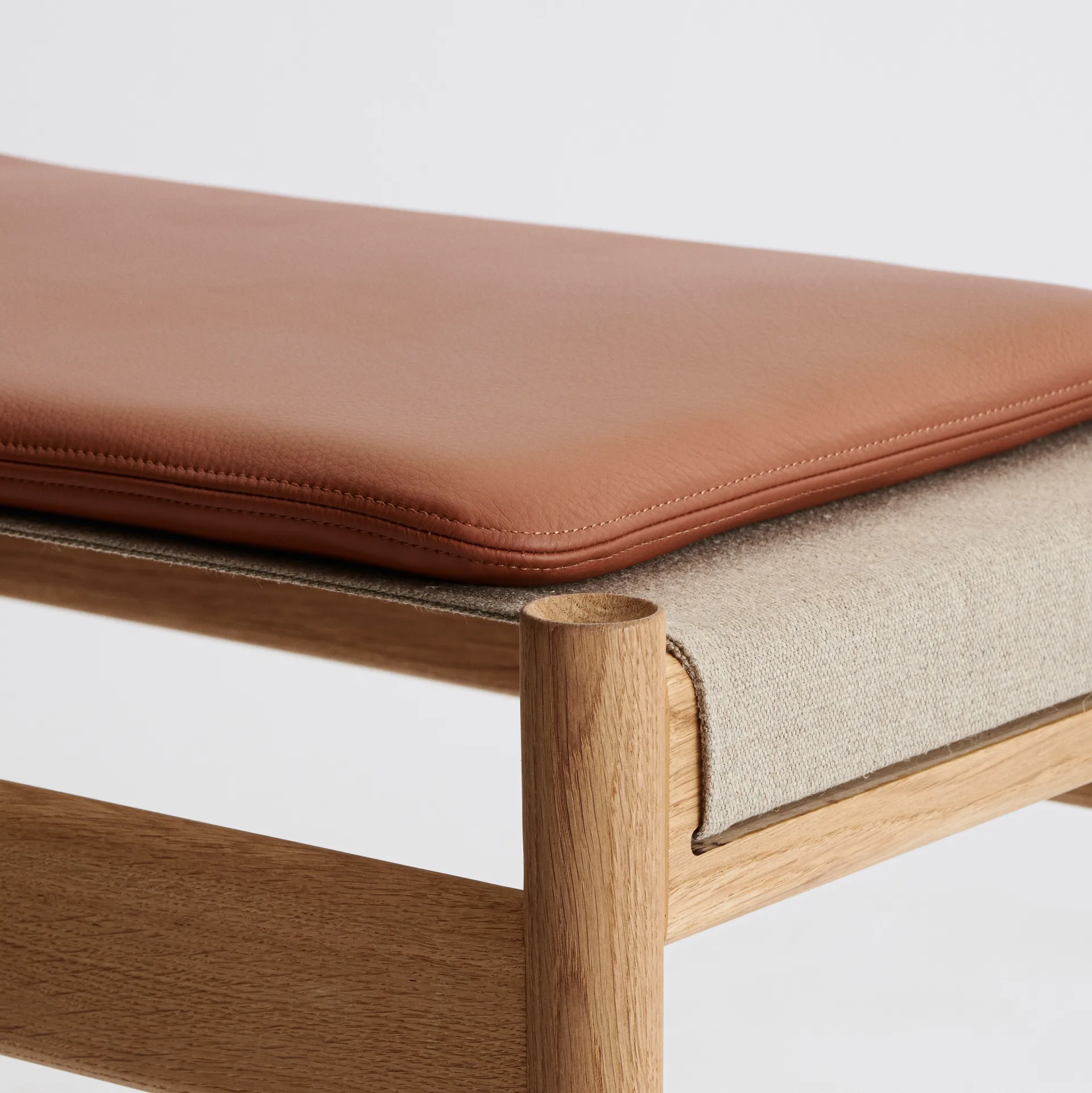 HB tyyny 35 x 60 cm, Spectrum nahka Brandy Brdr. Krüger