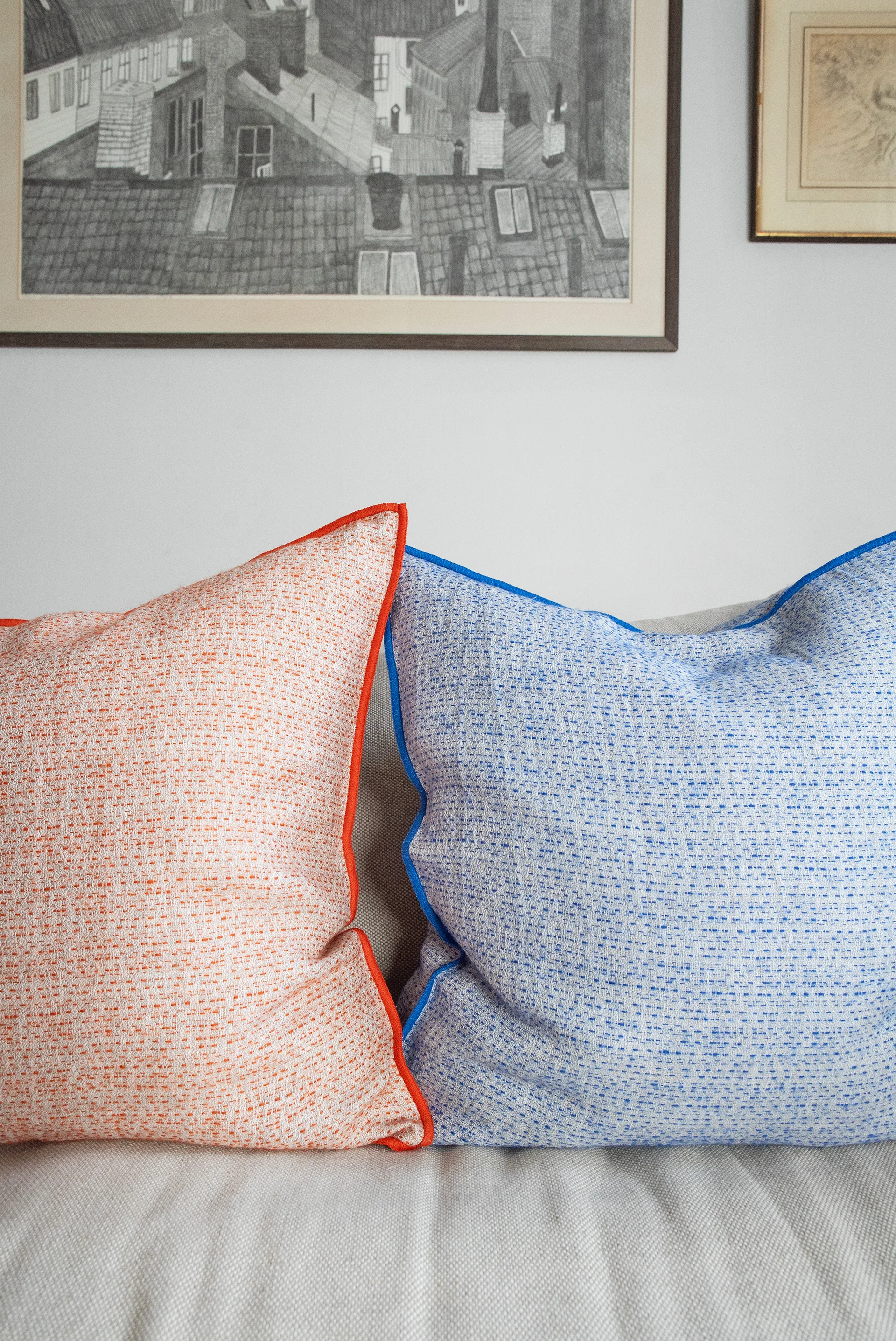 Field tyynynpäällinen, Blue, 50x50 cm Brita Sweden