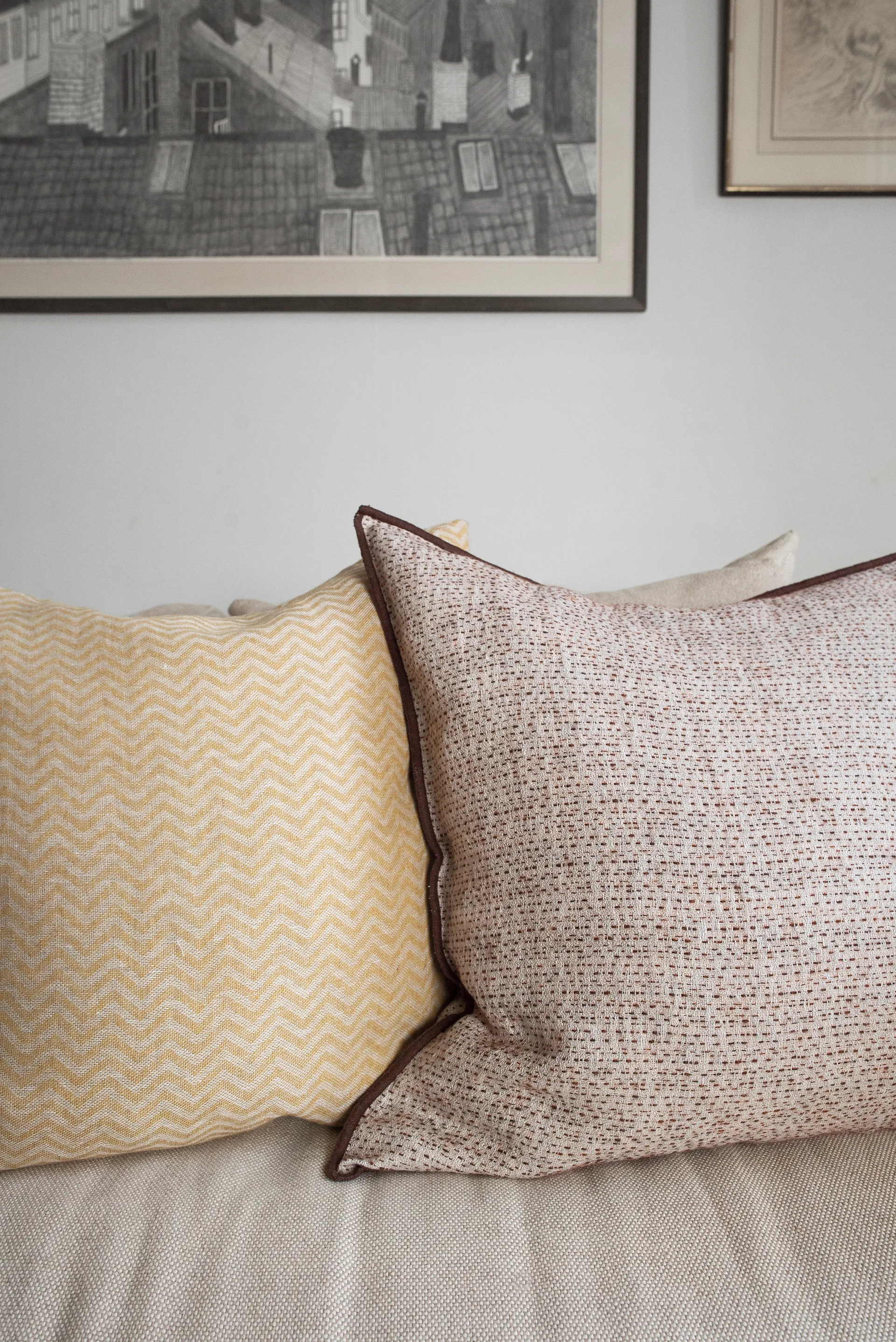 Field tyynynpäällinen, Ruskea, 50x50 cm Brita Sweden