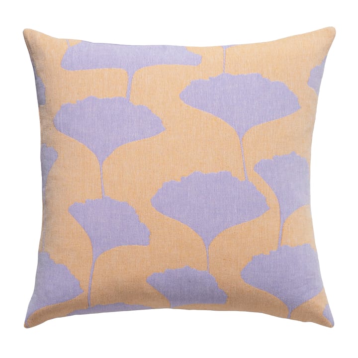 Ginko tyynynpäällinen 50x50 cm - Keltainen-violetti (hay) - Brita Sweden