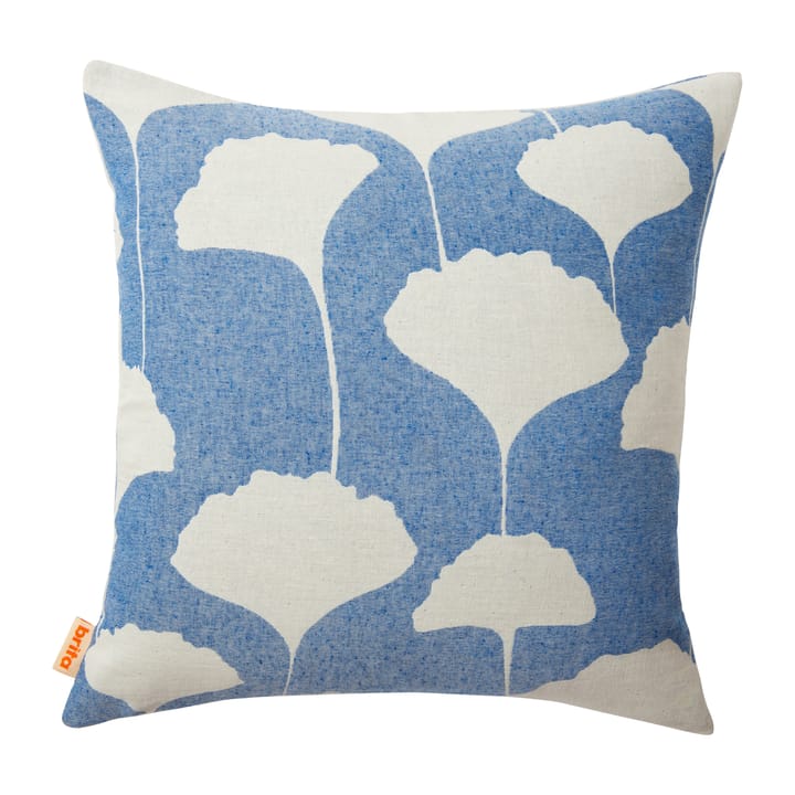 Ginko tyynynpäällinen 50x50 cm - Sininen-valkoinen (Indigo) - Brita Sweden
