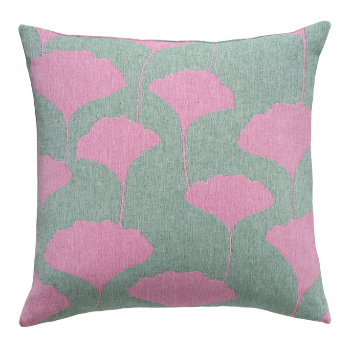 Ginko tyynynpäällinen 50x50 cm - Vihreä-vaaleanpunainen (lush) - Brita Sweden