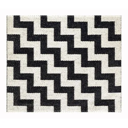 Gunnel matto musta, 70x200 cm Brita Sweden