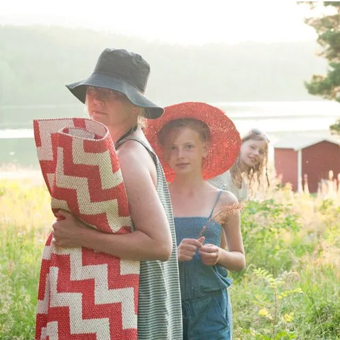 Gunnel matto punainen, 70x200 cm Brita Sweden