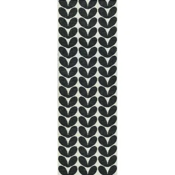 Karin matto musta - 70x150 cm - Brita Sweden