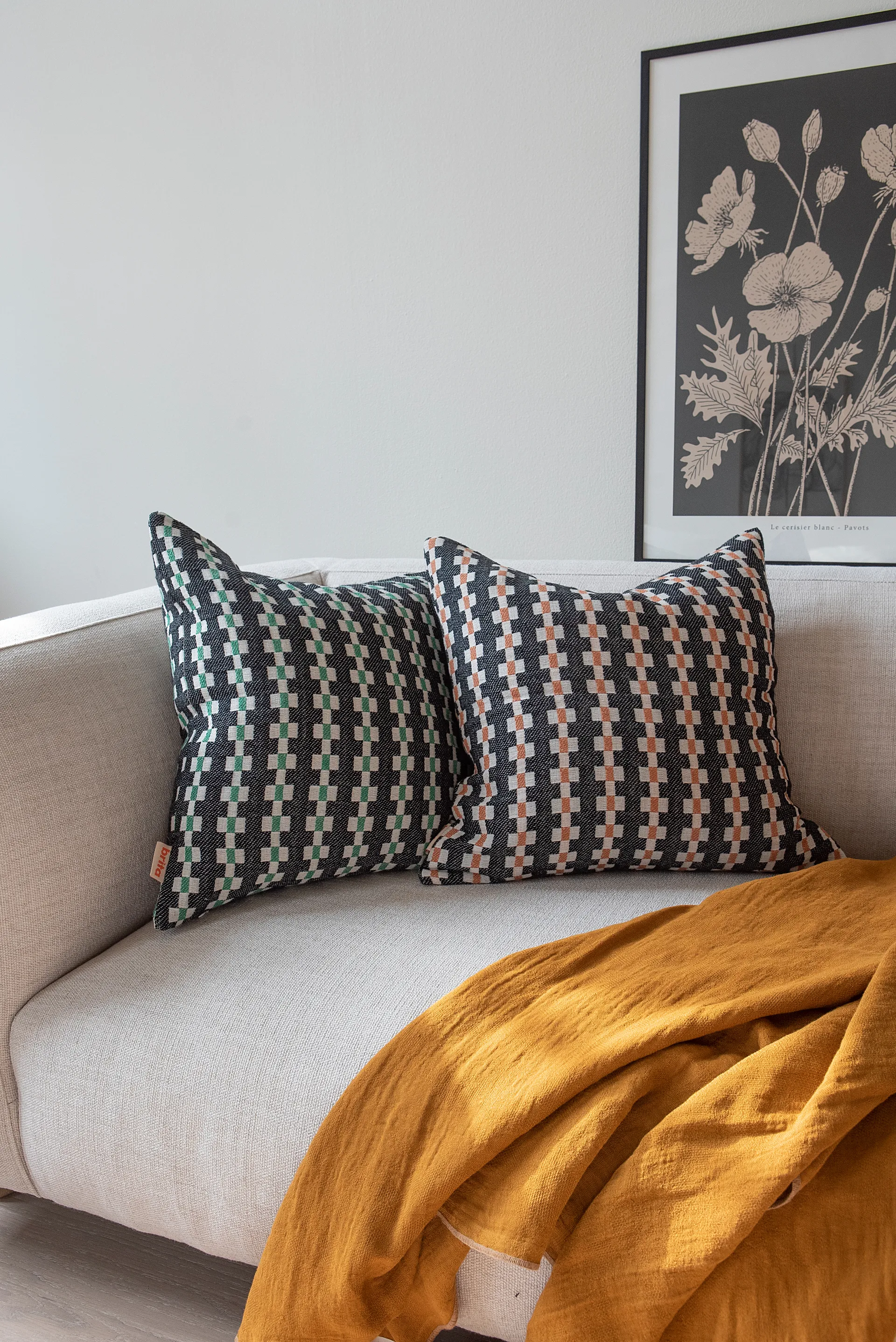 Marta tyynynpäällinen, Ruskea, 50x50 cm Brita Sweden