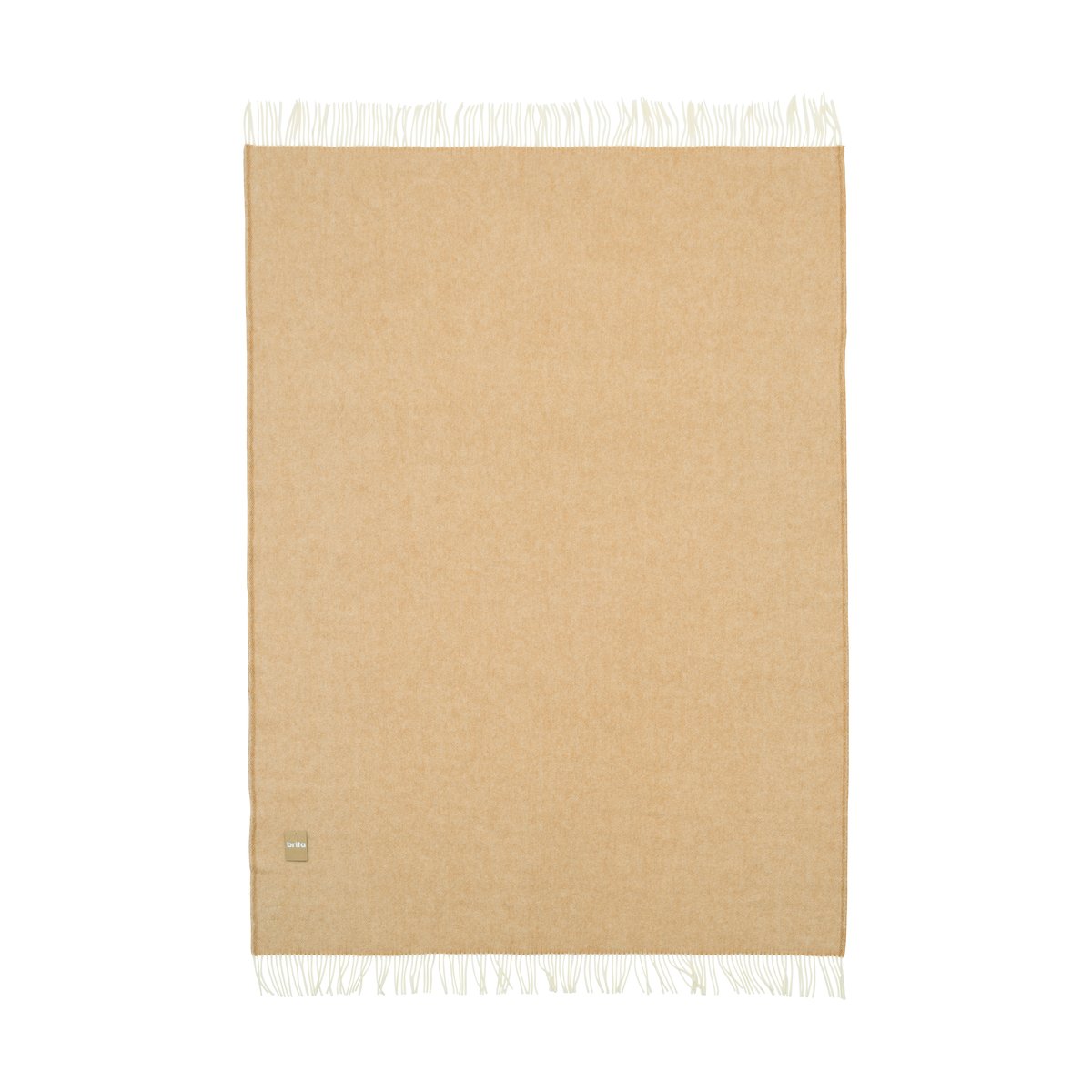 Brita Sweden Mono villaviltti 170x130 cm Hiekka | Skandinaavinen Sisustus | Villahuovat & Villaviltit | Beige