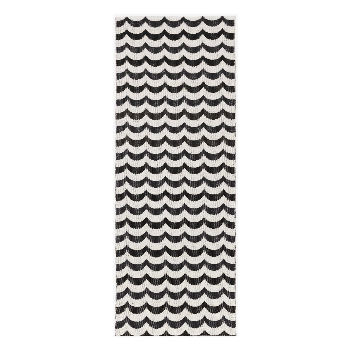 Brita Sweden Ocean matto beluga 70x200 cm | Skandinaavinen Sisustus | Muovimatot | Musta
