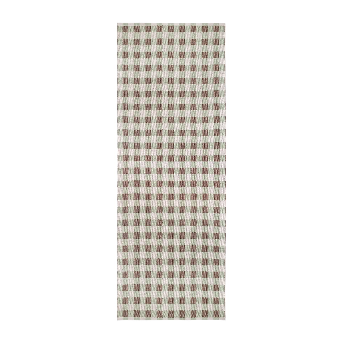 Brita Sweden Poppy matto green 70 x 150 cm | Skandinaavinen Sisustus | Muovimatot | Beige