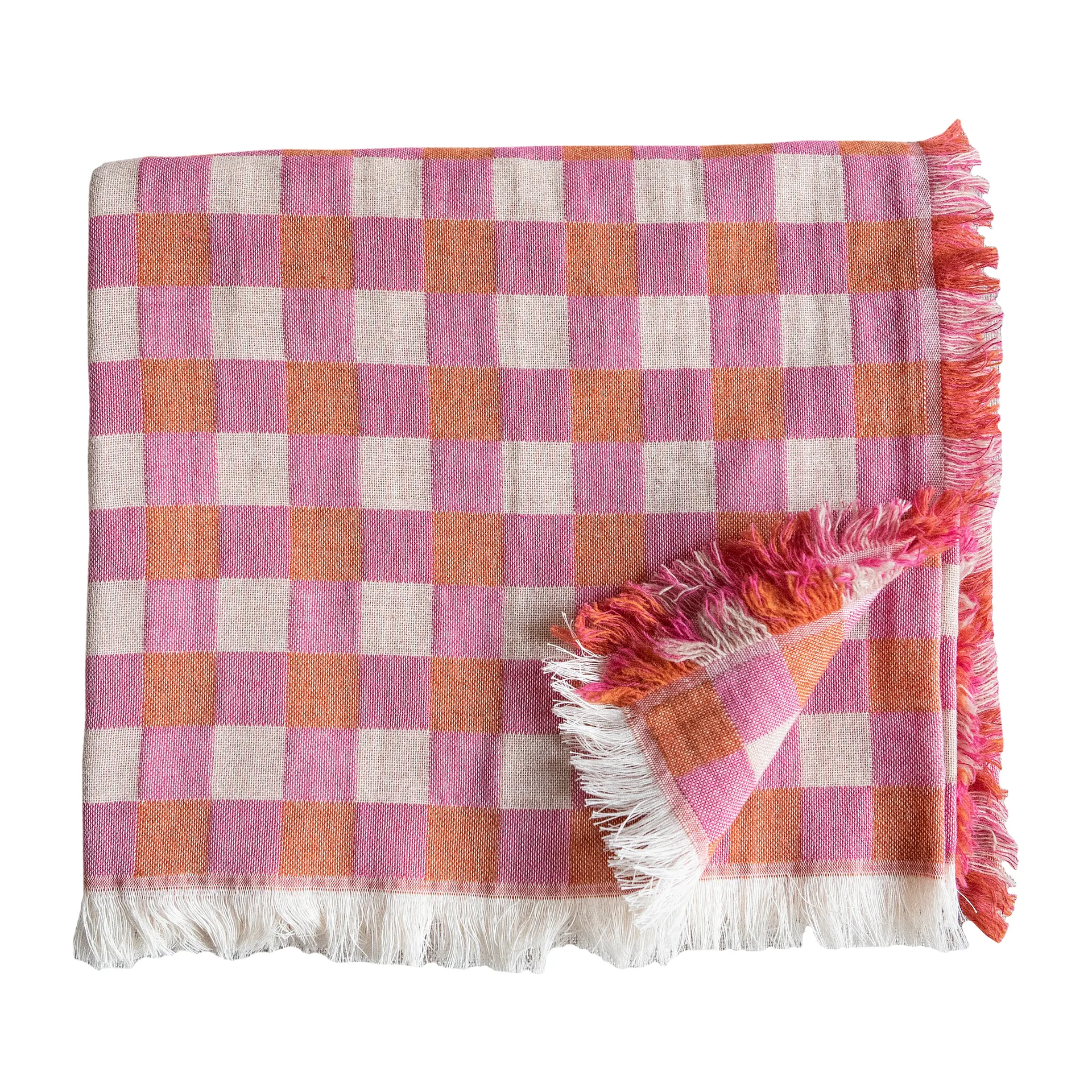 Poppy villapeite 130 x 170 cm, Vaaleanpunainen Brita Sweden