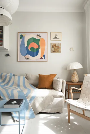 Pugh viltti - Blue, 200×130 cm - Brita Sweden