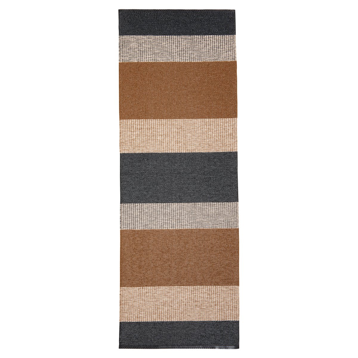 Brita Sweden Seasons matto cacao (ruskea-musta) 70x300 cm