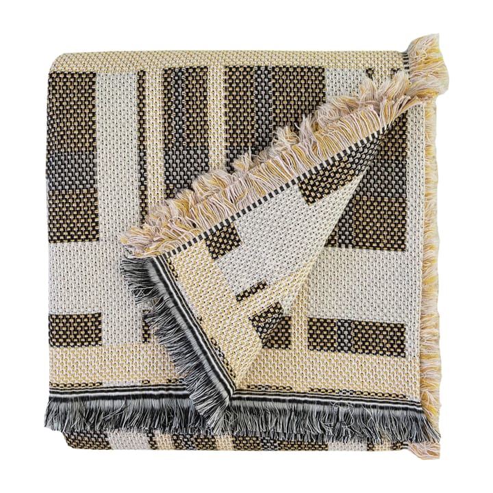 Tradition puuvillahuopa 130 x 170 cm - Keltainen - Brita Sweden