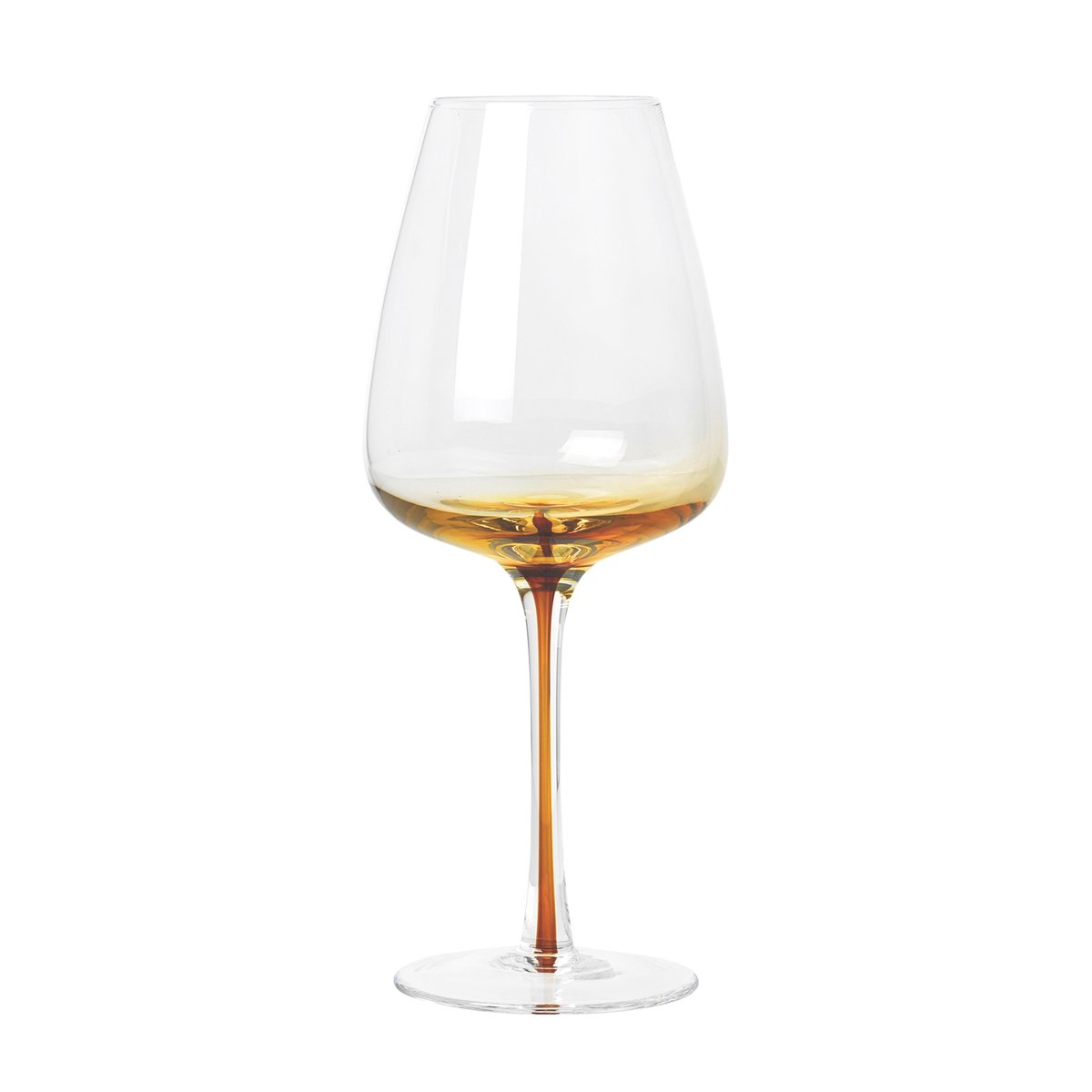 Broste Copenhagen Amber valkoviinilasi 40 cl | Skandinaavinen Sisustus | Viinilasit | Keltainen