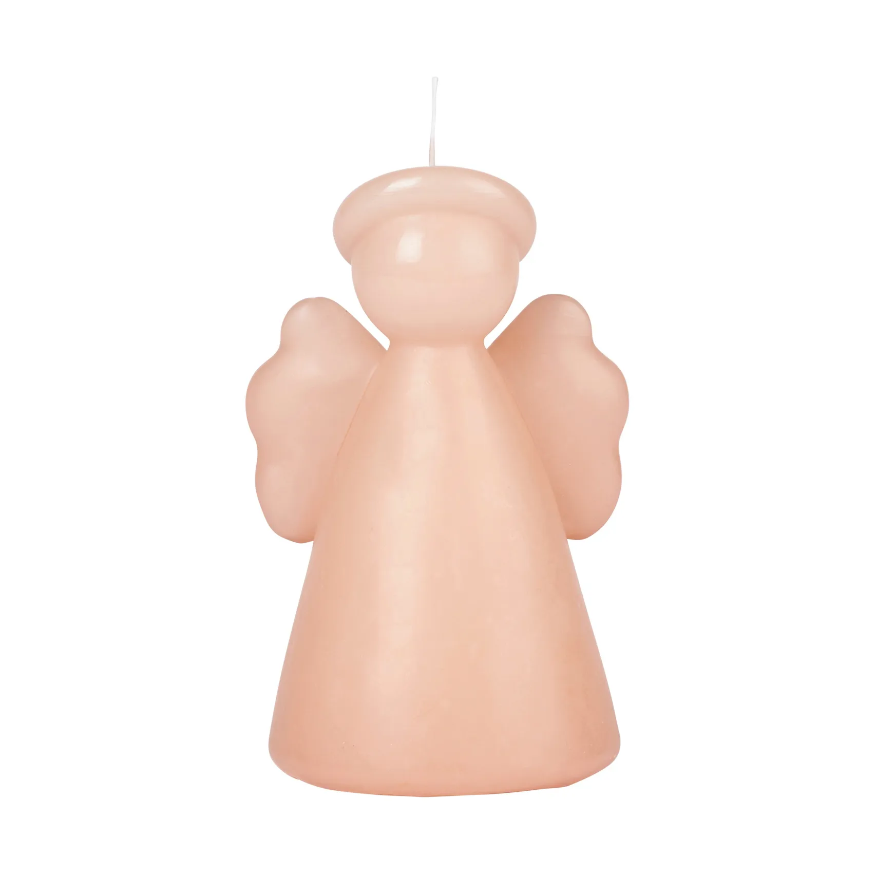 Angel veistos valo 14 cm, Dusty peach rose Broste Copenhagen