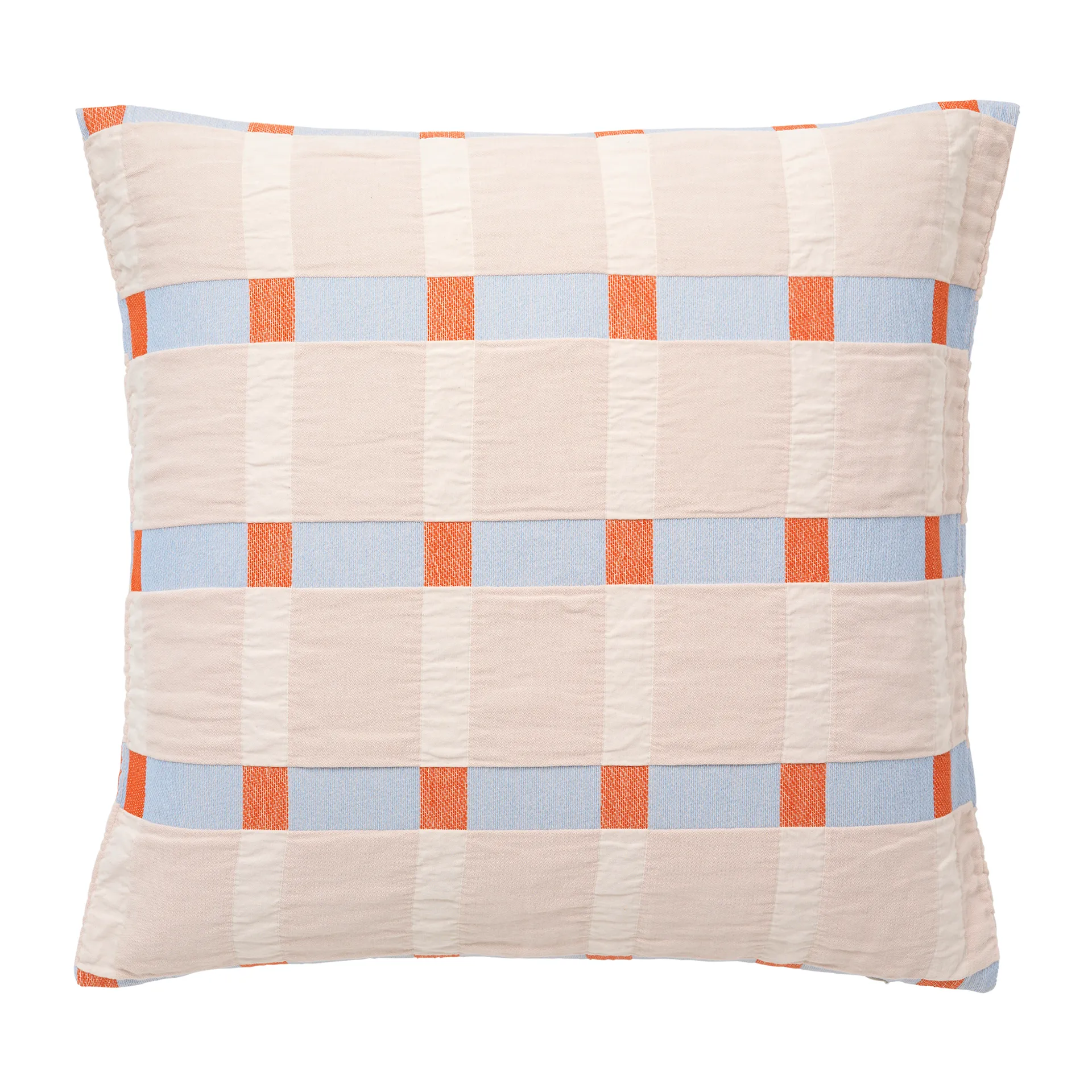 Asta tyynynpäällinen 60 x 60 cm, Pumkin orange-pale blush Broste Copenhagen