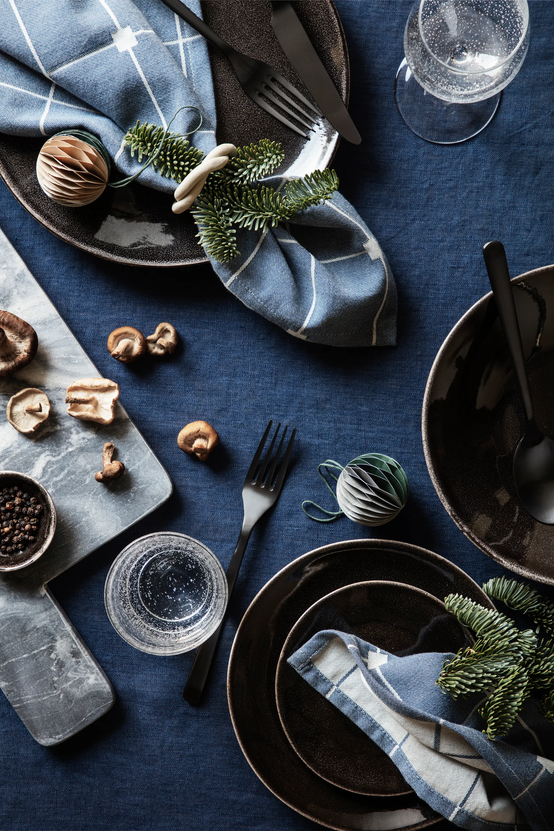 Ball joulukoriste honeycomb Ø5 cm 6 osaa, Multi/green Broste Copenhagen