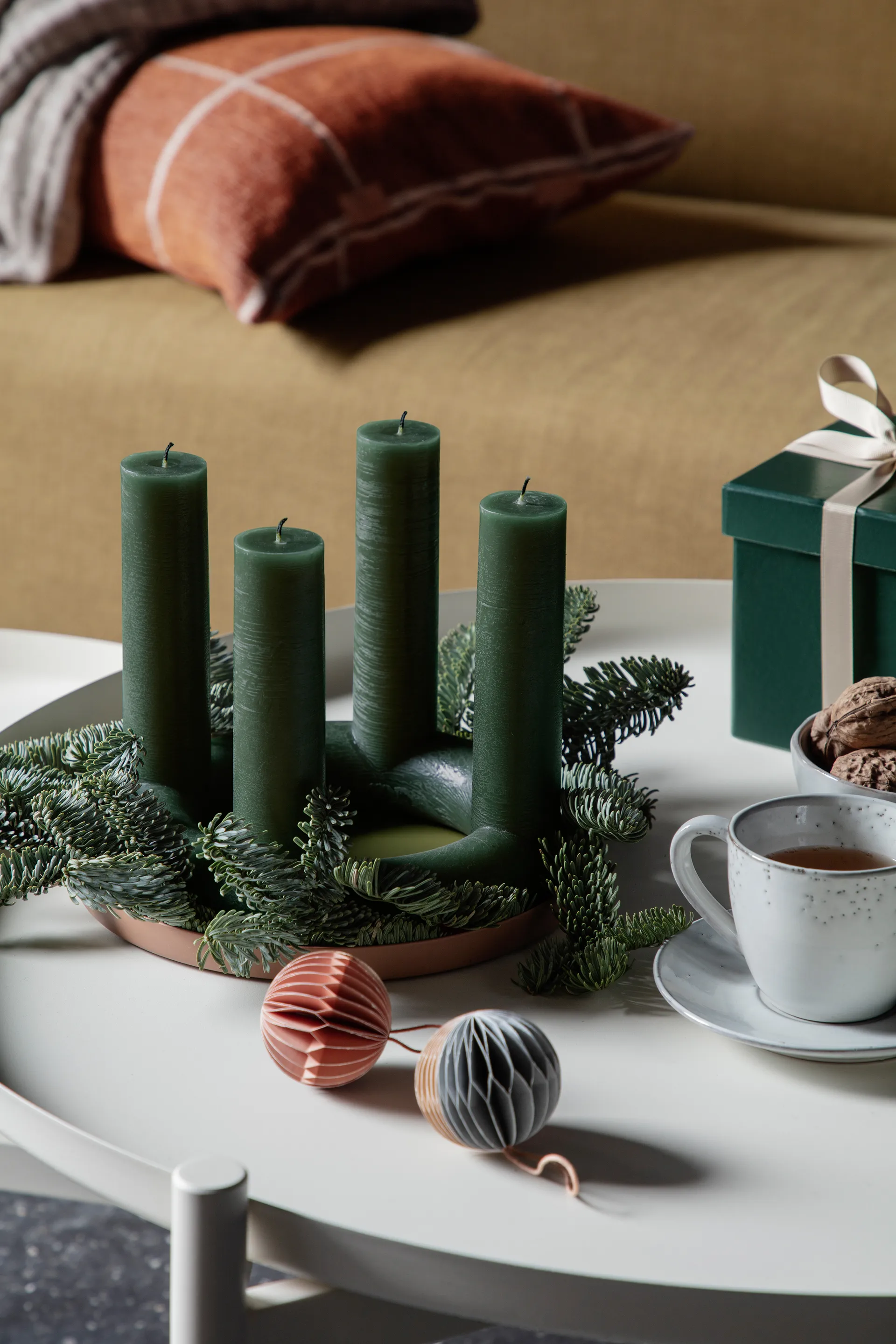 Ball joulukoriste honeycomb Ø5 cm 6 osaa, Multi/pink Broste Copenhagen