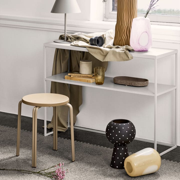 Bella jalallinen keramiikkamaljakko 35 cm, Turkish coffee black Broste Copenhagen