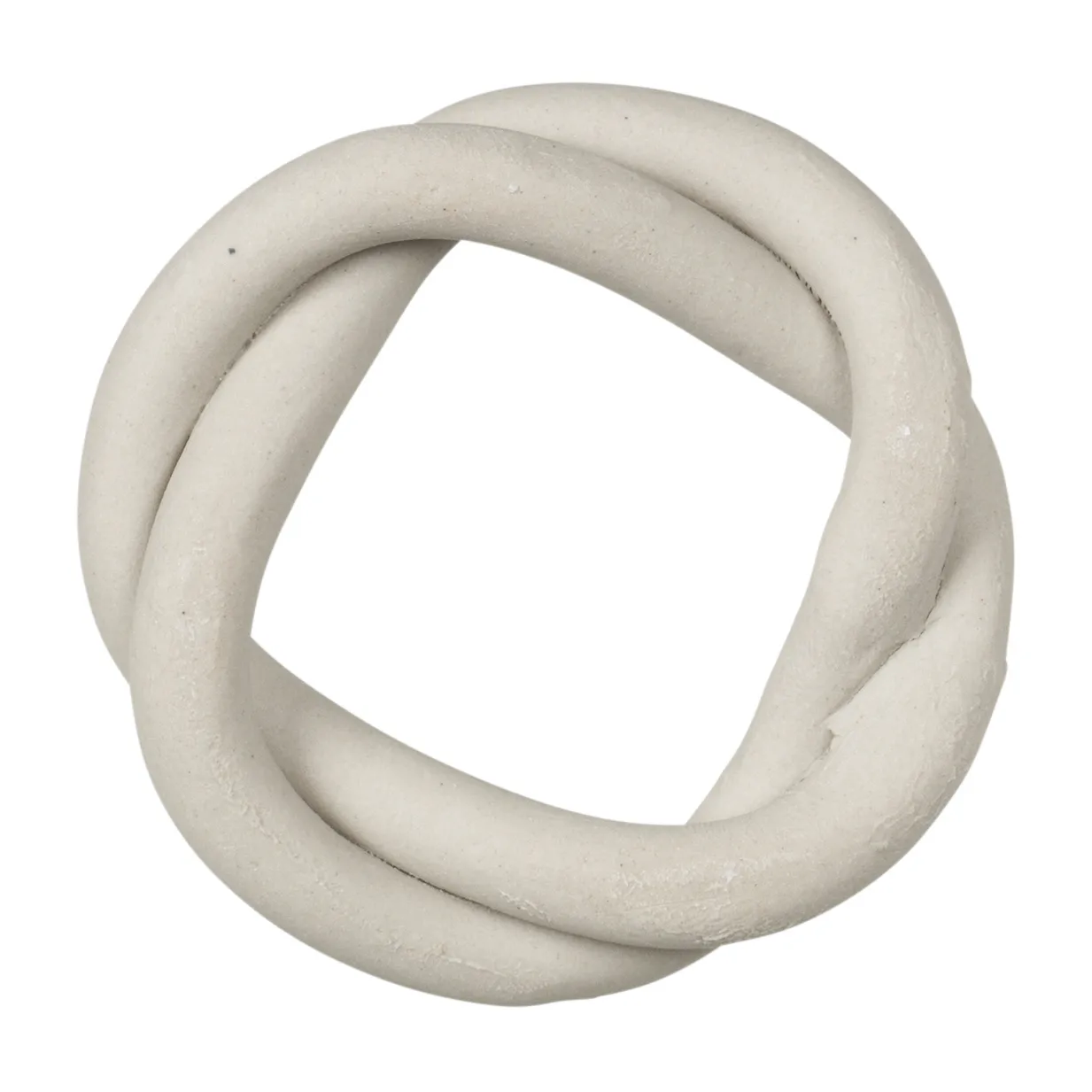 Braid servettirengas Ø 6,5 cm 6-pakkaus, Light beige Broste Copenhagen