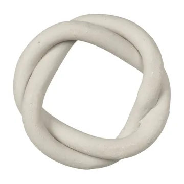 Braid servettirengas Ø 6,5 cm 6-pakkaus - Light beige - Broste Copenhagen
