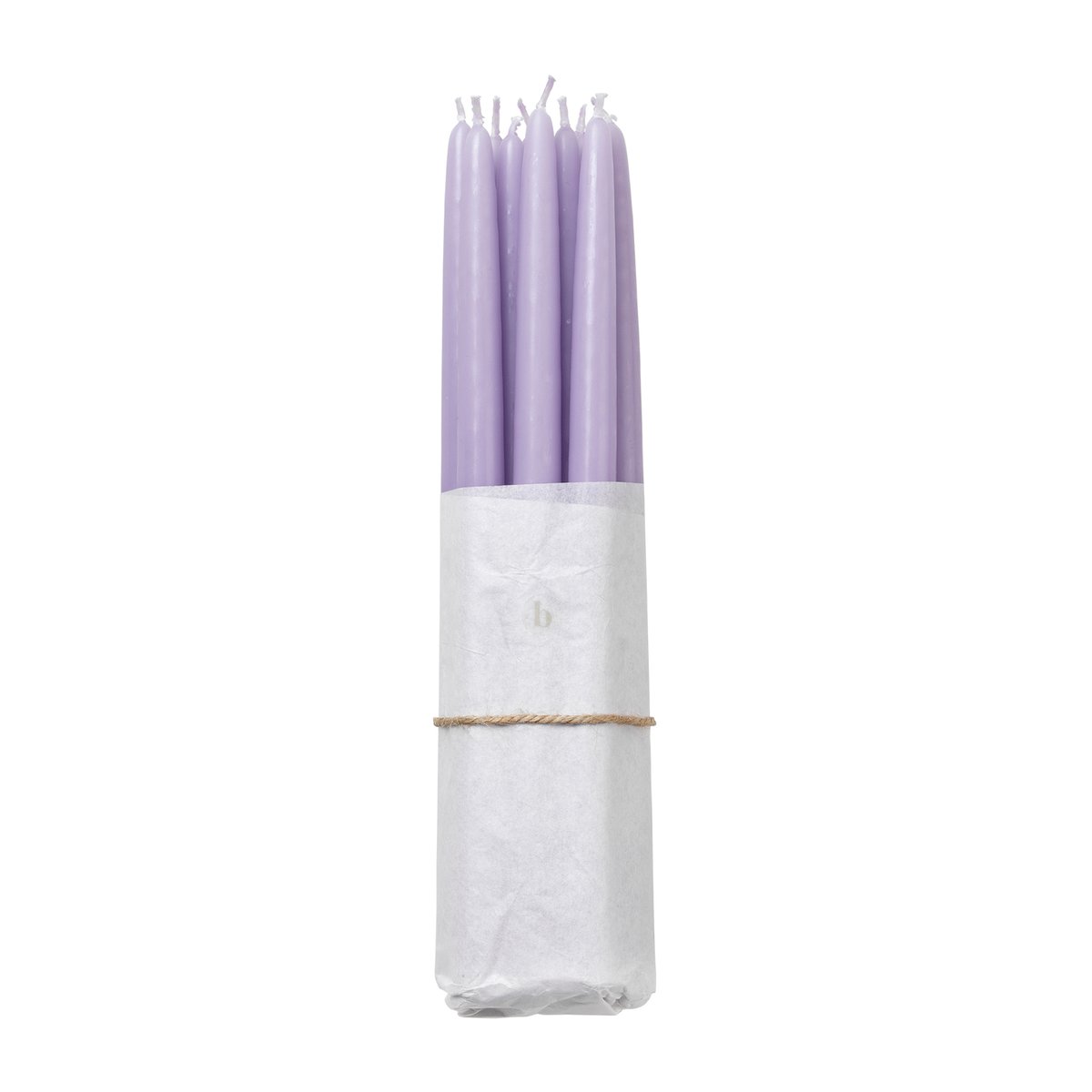 Broste Copenhagen -antiikkikynttilä kastettu 10-pakkaus Orchid light purple
