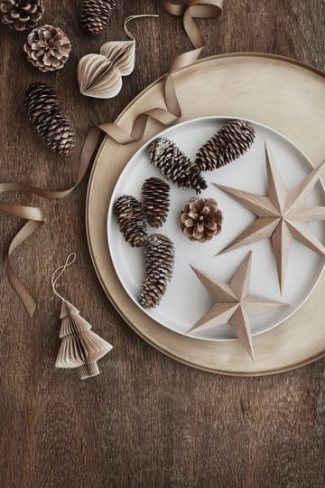 Christmas mix -joulukuusi-joulukoriste 2-pakkaus - Natural brown - Broste Copenhagen
