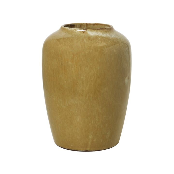 Cph Curve -keramiikkamaljakko 24,5 cm - Dark yellow - Broste Copenhagen