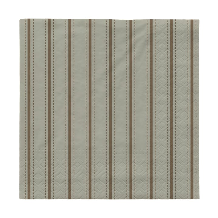 Dolly lautasliinat 33x33 cm 20 kpl - Desert sage tumma vihreä - Broste Copenhagen