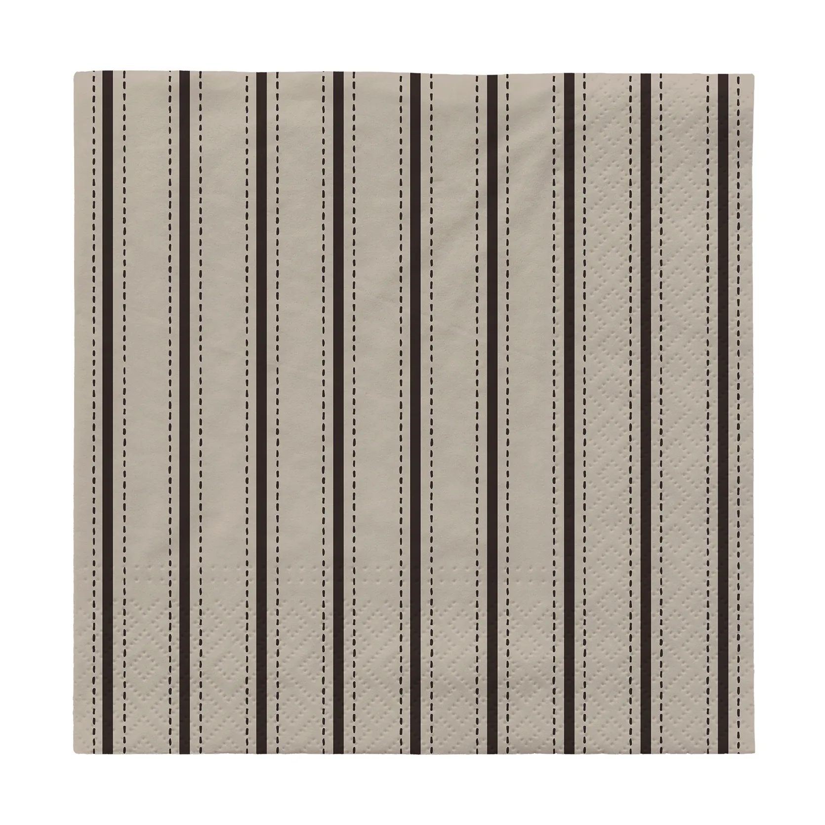 Dolly lautasliinat 33x33 cm 20 kpl, Musta off white Broste Copenhagen