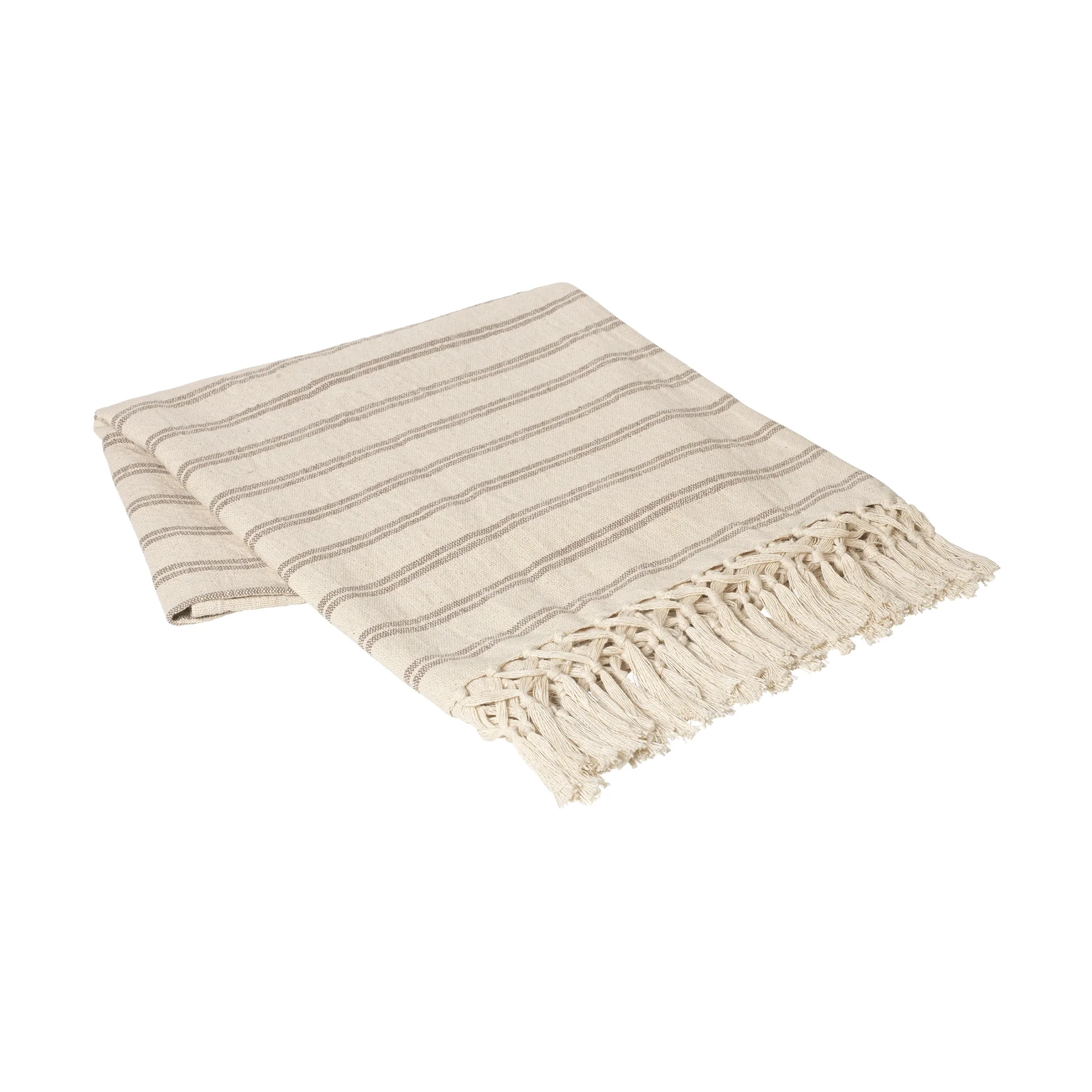 Elly torkkupeitto 130x160 cm, Fungi grey-natural Broste Copenhagen