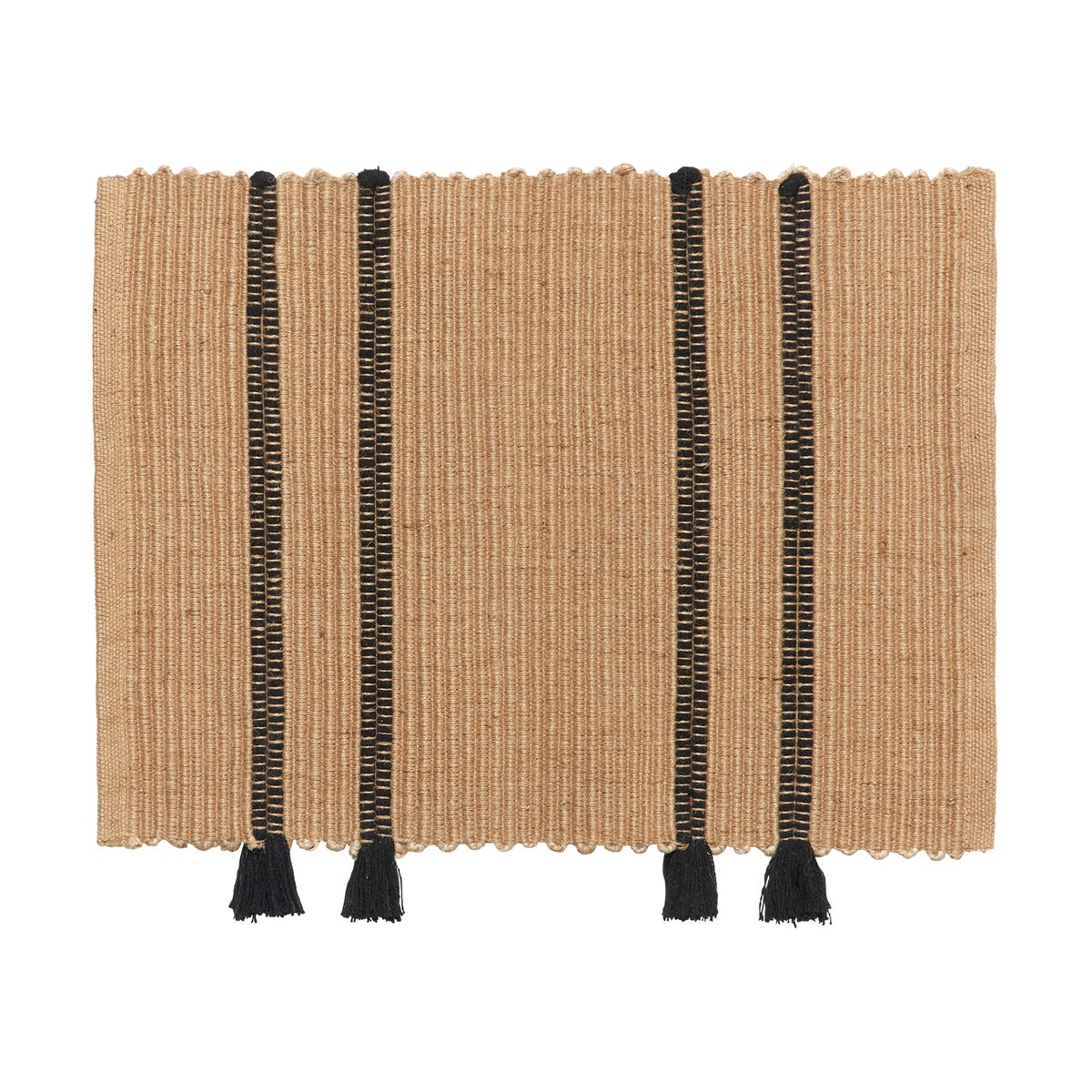 Broste Copenhagen Ezra ovimatto 50x70 cm Natural-black