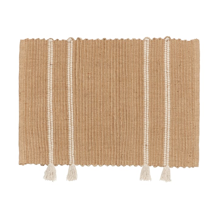 Ezra ovimatto 50x70 cm - Natural-off white - Broste Copenhagen