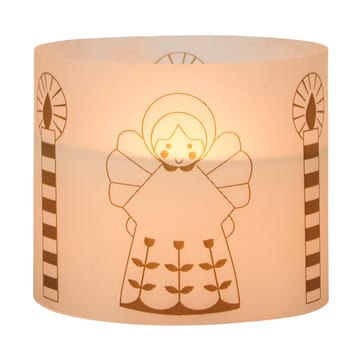 Fairy Tale kynttilä 8 cm - Valkoinen-vihreä - Broste Copenhagen