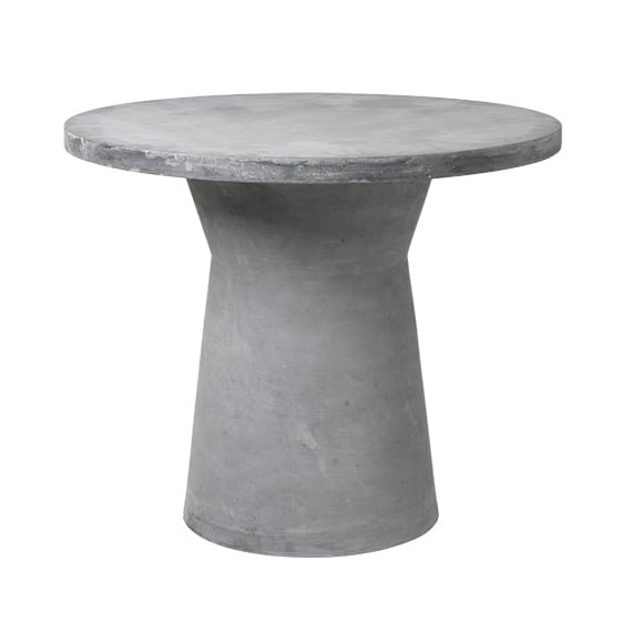 Broste Copenhagen Fiber pöytä 90 cm Charcoal | Skandinaavinen Sisustus | Sohvapöydät | Harmaa