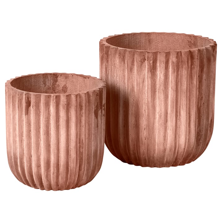 Fiber ruukku 2-pakkaus, Terracotta Broste Copenhagen