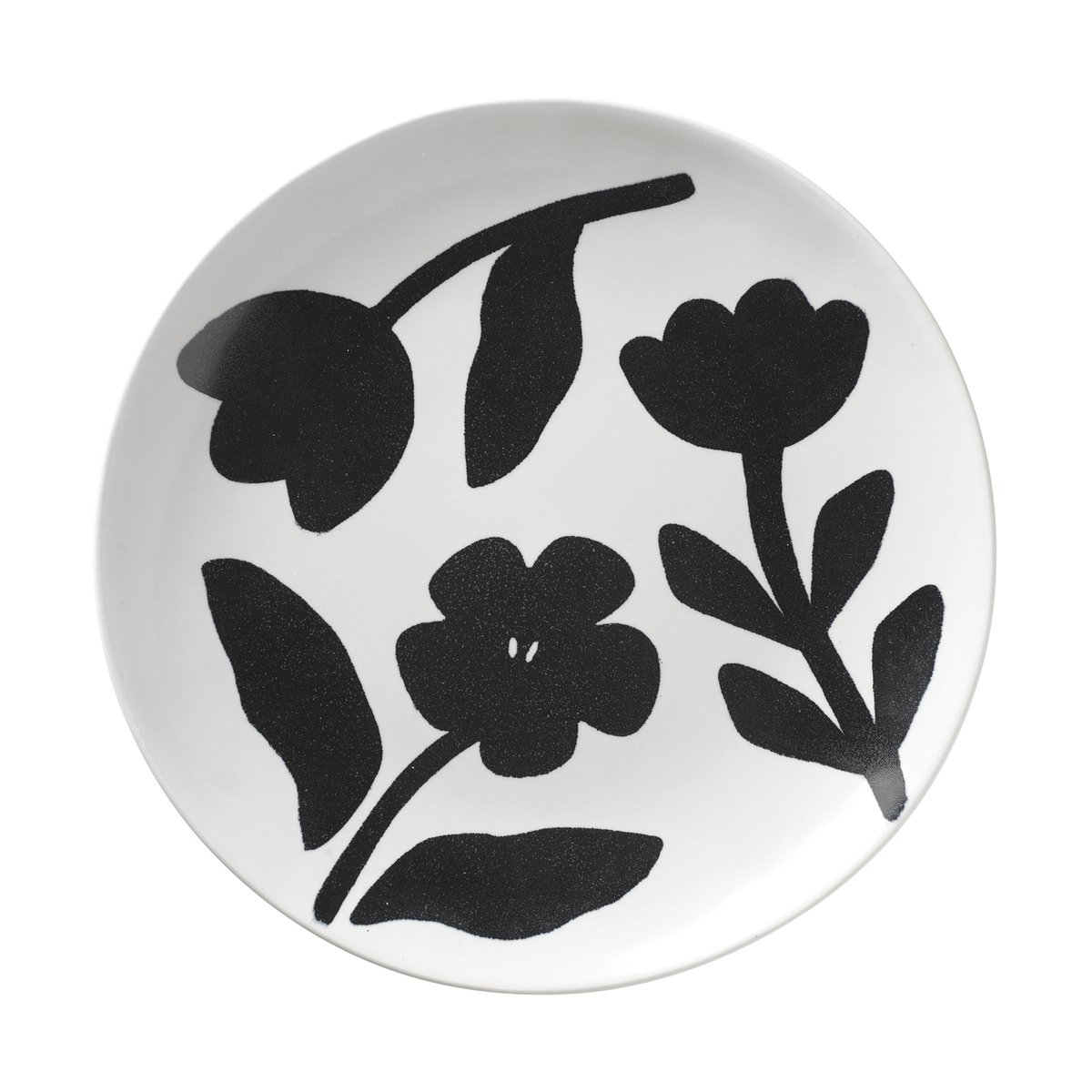 Broste Copenhagen Flora lautanen 26 cm Black-off white