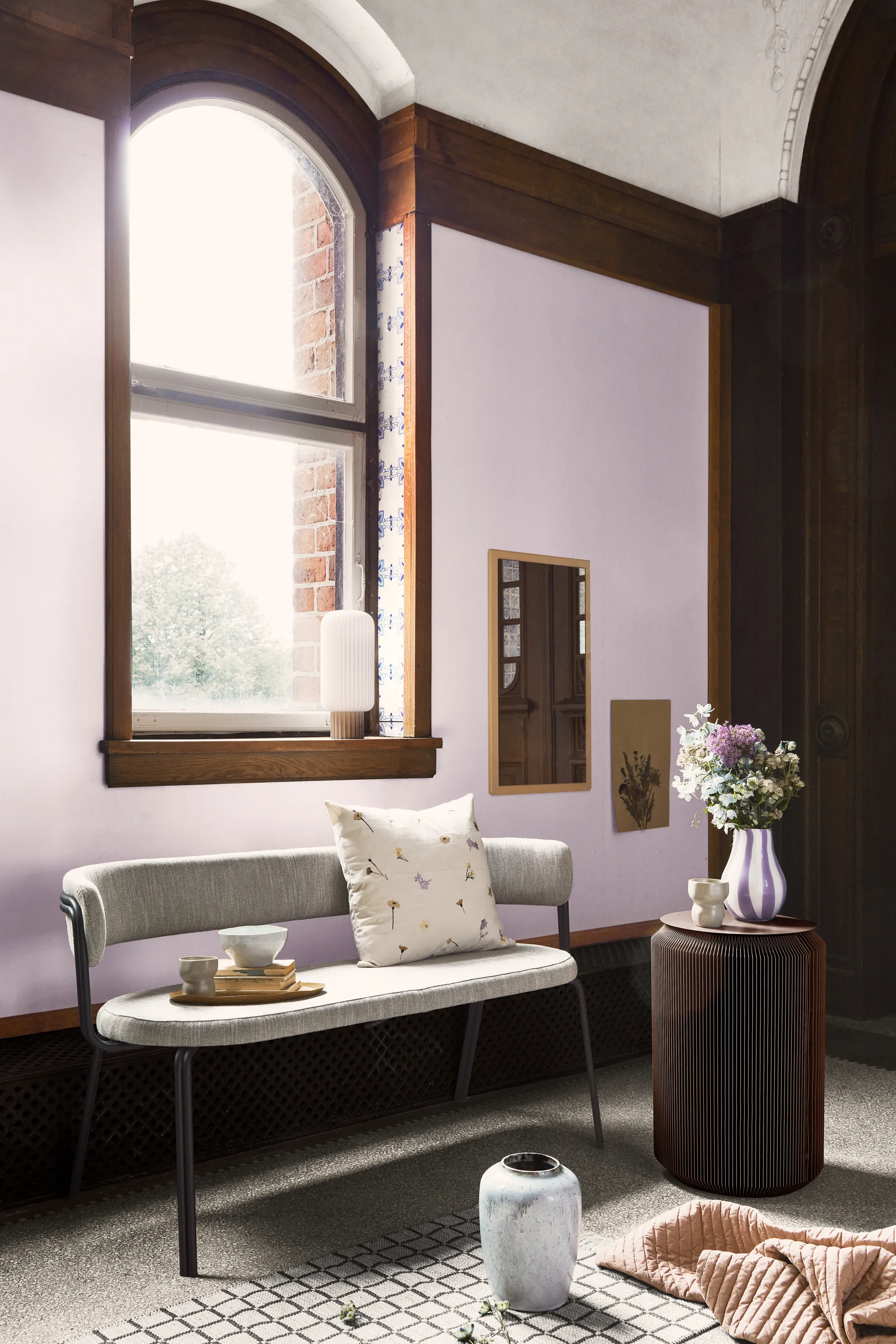 Flora tyynynpäällinen 50 x 50 cm, Monivärinen Broste Copenhagen