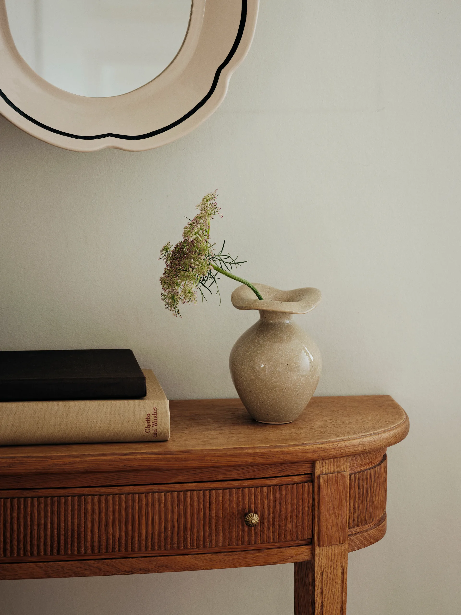 Florentina maljakko XS 14 cm, Beige Broste Copenhagen