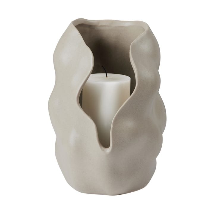 Hekla Hurricane kynttilälyhty Ø18,6 cm, Dove grey Broste Copenhagen