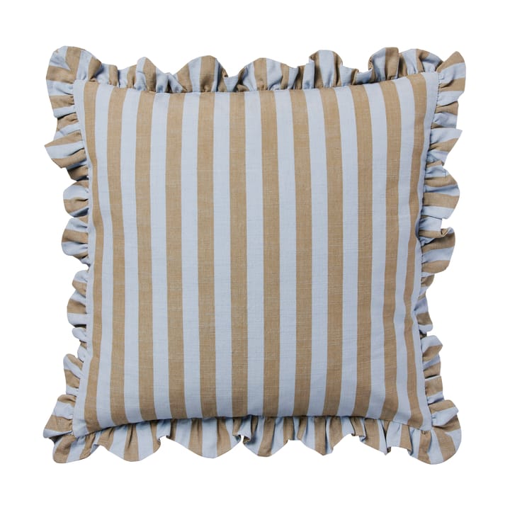 Ina tyynynpäällinen - Dusty blue-brown levä, 50x50 cm - Broste Copenhagen