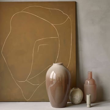 Ingrid keramiikkamaljakko 14,5 cm, 3-pakkaus - Rainy day-indian tan - Broste Copenhagen
