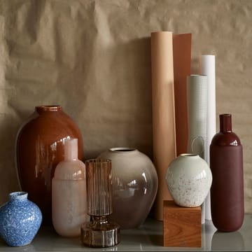 Ingrid keramiikkamaljakko 14,5 cm, 3-pakkaus - Rainy day-indian tan - Broste Copenhagen